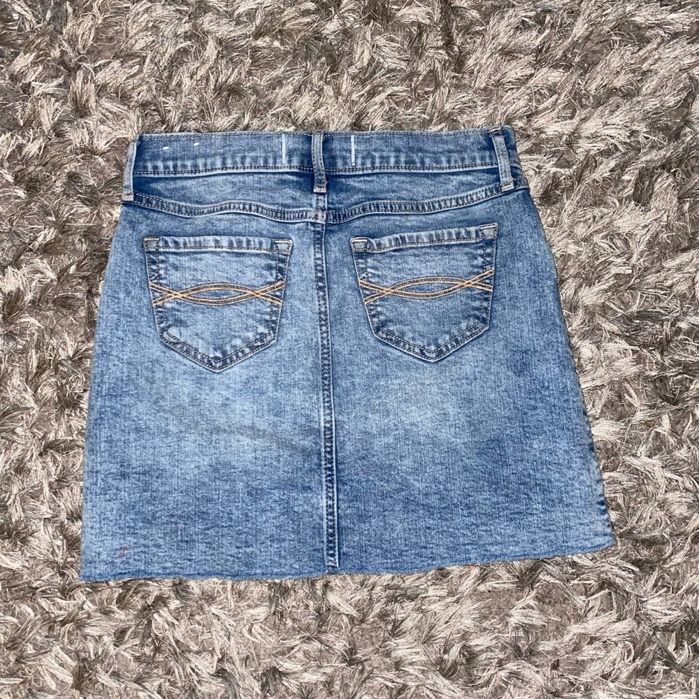 11/12 Abercrombie Kids Teen Blue Jean skirt washed jeans! A&F